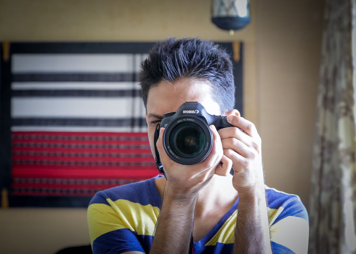 Man Holding A Great Camera