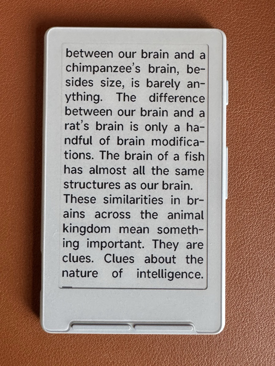 Reading on the XTEINK